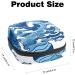 Shop Women's Lift Still Pad Holder - Sea Wave Pattern Blue & White - Portable Period Kit Bag for Women & Girls - Buy Online on GoSupps.com