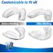 LORIOUS Mouthguard - 3 Different Sizes Premium Set of 6 BPA Free Moldable Customizable Trimmable Dental Grade Mouth Guard for Grinding Teeth Clenching Bruxism Dental Night Guards for Teeth Grinding 3.66mm x3.66mm - Buy Online on GoSupps.com