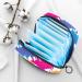 MUOOUM White Skeletons & Bones Women's Menstrual Pad Bag - Portable Storage for Teen Girls | Zipper Pocket 4.7x6.6 - Buy Online on GoSupps.com