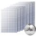 PP OPOUNT 1200 PCS Self-Adhesive Mosaic Tiles  10x10 mm Real Glass Mirrors Mosaic Tiles Mirror Mosaic Stickers for DIY Craft Decoration 1200 PCS Mosaic Tile