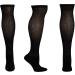 Men's Bamboo Diabetic Over the Knee Socks - Circulatory Loose Fit, Seamless Moisture Wicking for Smelly Foot - Black, Size 13-15 (2 Pairs) - Buy Online on GoSupps.com