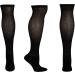 Athlemo Women Bamboo Diabetic Over Knee Circulation Socks 9-11 Black (2 Pairs) - Buy Online on GoSupps.com