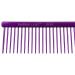 Chris Christensen 000 7.5 Greyhound Style Butter Comb - Fine/Coarse, Professional Grooming Tool with Brass Spin and Steel Teeth - Buy Online on GoSupps.com