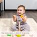 Childlike Behavior Baby Play Mat - Extra Large Non-Toxic Foam Play Mat 72x48 Inches - Beige Mudcloth Design for Infants, Toddlers, and Kids - Buy Online on GoSupps.com