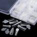 BNG 288 Pcs Dual Nail Forms Poly Nail Tips Extension - Transparent Acrylic Gel Dual Forms for DIY Nail Art Salon - 12 Sizes Full Coverage Mold - Buy Online on GoSupps.com