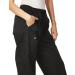 WonderWink Women's Wonderwork Pull-On Cargo Scrub Pant - X-Large, Black - Buy Online on GoSupps.com