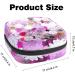 Stylish Menstruation Pad Bag with Zipper - Women s Napkin & Tampon Collective Bag | Floral Design - Buy Online on GoSupps.com