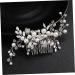 Didiseaon 1pc Pearl Comb Rhinestone Hair Accessories Crystal Side Comb Hair Comb Hair Claw Clips for Women Pearl Hair Barrettes Wedding Side Comb Alloy Rhinestones Props Bride - Buy Online on GoSupps.com