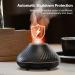 Flames Aroma Diffuser - Essential Oil Diffuser with 7-Color Night Light Humidifier & Automatic Shut-Off for Home Office & Yoga - Buy Online on GoSupps.com