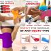 WizGate Vet Wrap 8Pcs Assorted 5cm x 4.5m Non-Woven Cohesive Bandages - Self-Adhesive, Breathable & Stretchable Rolls for Pets & Humans - Ideal for Sprains, Swelling & More - Buy Online on GoSupps.com