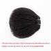 Saga Queen Afro Kinky Curly Clip In Hair Extensions 14 Natural Black - Brazilian Virgin Human Hair - Buy Online on GoSupps.com