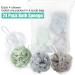 24 Pcs Bamboo Charcoal Loofah Shower Sponges - Large Mesh Bath Puffs for Men and Women - Buy Online on GoSupps.com