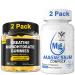 EnvyCure 2 Pack Creatine Monohydrate Gummies with Magnesium Complex Capsules