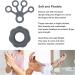 Finger Exerciser Skin Friendly Flexible Hand Grip Strengthener Lightweight Silicone Reduce Stiffness for Weak Hands for Elderly Dark Grey - Buy Online on GoSupps.com