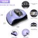 168W UV LED Nail Lamp with Timer Setting and Auto Sensor for Gel Nail Polish - Professional Salon Curing Lamp with Portable Handle and Digital Display - Fingernail and Toenail UV Dryer Machine in Blue - Buy Online on GoSupps.com
