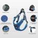 Suredoo Blue Dog Harness for Large Medium & Small Breeds - No Pull Reflective Breathable & Adjustable Safety Harness for Puppies & Pets - Buy Online on GoSupps.com