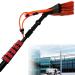 3.6M/5.4M/6M/7.2M/9M/11M Aluminum Alloy Water Fed Telescopic Brush Window Clean Equipment Telescopic Extension Pole Cleaning Kit for Trucks Windows Glass Wall Photovoltaic Panel Cleaning 12FT/3.6M