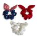 3pcs Americana Memorial Day July 4th Hair Scrunchie Headbands For Women and Girls