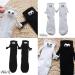 Hand in Hand Couple Socks | Magnetic 3D Doll Design | 2 Pairs White Mid-Tube Socks - Buy Online on GoSupps.com
