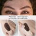 Brow Stamp & Stencil Kit - Waterproof One Step Brow Powder with 10 Reusable Stencils & 2 Brushes - Dark Brown - Buy Online on GoSupps.com