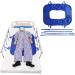Patient Transfer Sheet Patient Positioning Bed Pad with 4 Fixed Straps and Handles Middle Hollow Design and Soft Skin Friendly Fabric 80kg Load and Sturdy for Obese Elderly Patients Medium - Buy Online on GoSupps.com