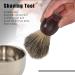 RIYAN Brown Men Beard Shaving Kit - Professional Bowl Stand Brush & Mustache Tool for Perfect Grooming - Buy Online on GoSupps.com