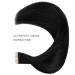 Salife Tape Extensions - Real Hair Deep Black 10pcs 20g 30cm Invisible Extensions for Girls - Buy Online on GoSupps.com