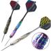 Turnart Darts Metal Tip Set - 12 pcs 24g Professional Steel Tip Darts with Case, Shafts, O'Rings + Flights - Dart Sharpener - 2023 Edition - Buy Online on GoSupps.com