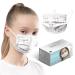HARD 50 pieces Disposable Face Masks | Made in Germany | Type IIR & CE certified | Breathable Triple Layer - Filtration 99 78% | Elastic Earloops | Mouth Cover - SMALL SIZE - Kitty White 50 pieces small size (14 5 cm x 9 5 cm) Kitty White