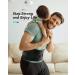 Fitomo Back Support Belt - Ergonomic Spine Curve, Carbon Fibre Splints, Lower Back Pain Relief, Posture Corrector - Men and Women - Buy Online on GoSupps.com