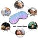 Shiny Mermaid Scales Sleep Mask for Women - Adjustable Eye Shades with Elastic Strap | International Shipping Available - Buy Online on GoSupps.com