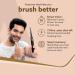 AGARO Cosmic Plus Sonic Electric Toothbrush for Adults - 5 Modes 5 Brush Heads Rechargeable (25 Days Battery) - Black - Buy Online on GoSupps.com