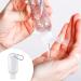 5pcs Clear Portable Travel Bottles 50ml Refillable Travel Bottles Portable with Hook Hand Sanitizer Containers Leakproof Travel Bottles for Hand Sanitizers Disinfectant Alcohol Liquids Toiletries - Buy Online on GoSupps.com