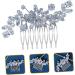 Ipetboom Crystal Side Hair Comb Hair Accessories for Prom Bride Headpieces for Wedding Girls Hair Accessory Combs Wedding Crystal Hair Comb Bridesmaid Light Luxury Hairpin Alloy - Buy Online on GoSupps.com