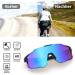 Feizedy Sport Sunglasses for Men & Women - UV400 Protective Cycling & Running Glasses for MTB Racing - Raddy Rapids B2388 Blue - Buy Online on GoSupps.com