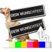 Customizable P24S K9 Dog Harness with Velcro Stickers - 2 Pieces for Medium & Large Dogs - Personalized Name - Large White - Buy Online on GoSupps.com