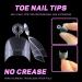 AddFavor 600pcs Toe Nail Tips - Clear Soft Gel Half Cover False Toenails for Extensions | Press-On Acrylic Nail Tips - Buy Online on GoSupps.com