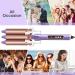 5 in 1 Curling Iron Wand Set Curling Wand Iron MYMULIKE Hair Curler with 3 Barrel Hair Waver Curling Wand with 5 Interchangeable Ceramic Tourmaline Barrels Heat Resistant Glove Dual Voltage Use for All Curly and Wavy Hairstyle - Buy Online on GoSupps.com