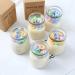 Buy Pudding Cup Donut Shape Scented Candle - 230G Floral Soy Wax Aroma | Perfect Gift for Home Decor Weddings and Meditation - Buy Online on GoSupps.com