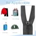 12 Pack Removable Zipper Replacement for Jackets Suitcases & Backpacks - Black Zipper Slides - Buy Online on GoSupps.com