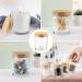 GOTIDEAL 12 Pack 6 oz Frosted White Candle Jars with Bamboo Lids - Bulk Empty Containers for Candle Making Supplies - Buy Online on GoSupps.com