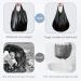 Trash Bags Garbage Bag 100 Bags Plastic Kitchen Barbage Bags Strong Tough Durable Kitchen Bin Bags for Bathroom Kitchen Bedroom Office (5rolls x 20bags) Black - Buy Online on GoSupps.com