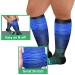 3 Pairs Plus Size Compression Socks (20-30 mmHg) for Women & Men - Wide Calf Knee High Stockings for Nurses & Seniors - 4XL Size - Buy Online on GoSupps.com