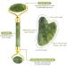 Jade Roller and Gua Sha Kit NEESTARTLY Anti-aging Natural Facial Jade Stone Roller Set - Face Massager Facial Roller for Face Skin Eyes Neck Leg - Buy Online on GoSupps.com