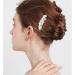 DonLeeving Bridal Wedding Diamante Hair Clip Comb Pearl Bridal Hair Accessories Pearls Wedding Decoration Headpiece for Women Ladies Brides and Bridesmaids Silver - Buy Online on GoSupps.com