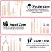 Acehome Nail Clipper Manicure Set 23 In 1 Stainless Steel Professional Pedicure Kit Nail Scissors Grooming Kit with Pink PU Leather Case for Travel & Home Use (Pink Leather) Pink-23 - Buy Online on GoSupps.com