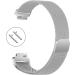 LAREDTREE Band Compatible with Fitbit inspire 3  BreathableÂ  Stainless Steel Loop Mesh Magnetic AdjustableÂ Wristbands for fitbit Inspire 3 Women Men Silver - Buy Online on GoSupps.com