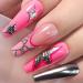 Nail Glue for Nail Tips | Strong 4 in 1 Solid Nail Glue Nail Supplies for Salon Home for 3D Sculpture Gel Soft Gel Nail Tips Lencyh - Buy Online on GoSupps.com