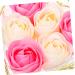 ORFOFE 2 Boxes Soap Rose Bath Pink Basket Bath Soaps Pink Soap for Women Birthday for Teens for Coworkers Bath Decorative Soap Rose Petals for Bath - Buy Online on GoSupps.com