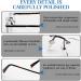 Rimless Reading Glasses 1.25x for Men & Women - Anti-UV Blue Light Blocker HD Clarity Spring Hinge - 3 Colors Available - Buy Online on GoSupps.com
